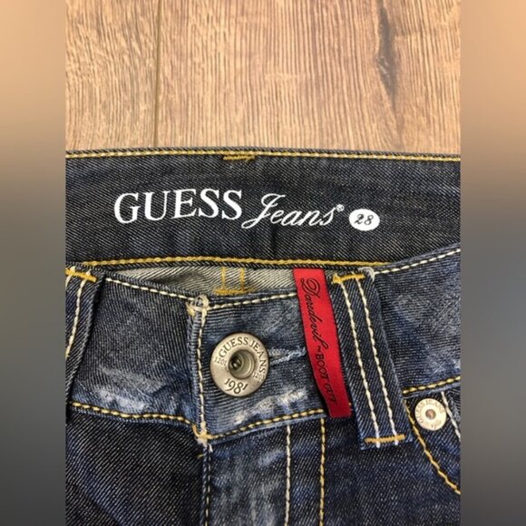 GUESS LOSE ANGELES 1981 STRETCHY DARDEVIL BOOT CUT IN SIZE 28 - Picture 7 of 7
